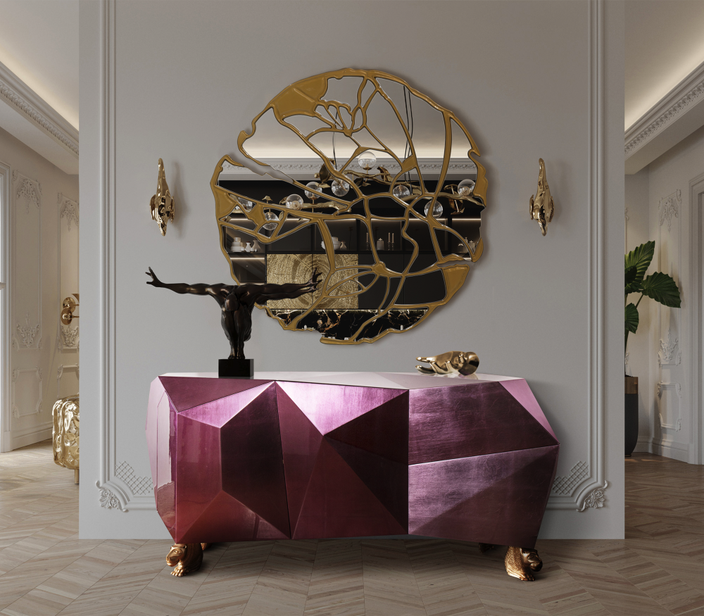 DIAMOND AMETHYST SIDEBOARD