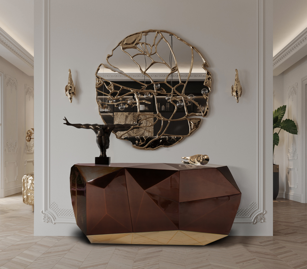 DIAMOND CHOCOLATE SIDEBOARD