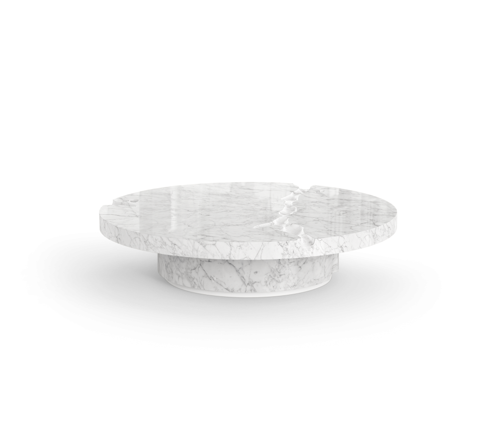 EMPIRE CARRARA MARBLE CENTER TABLE