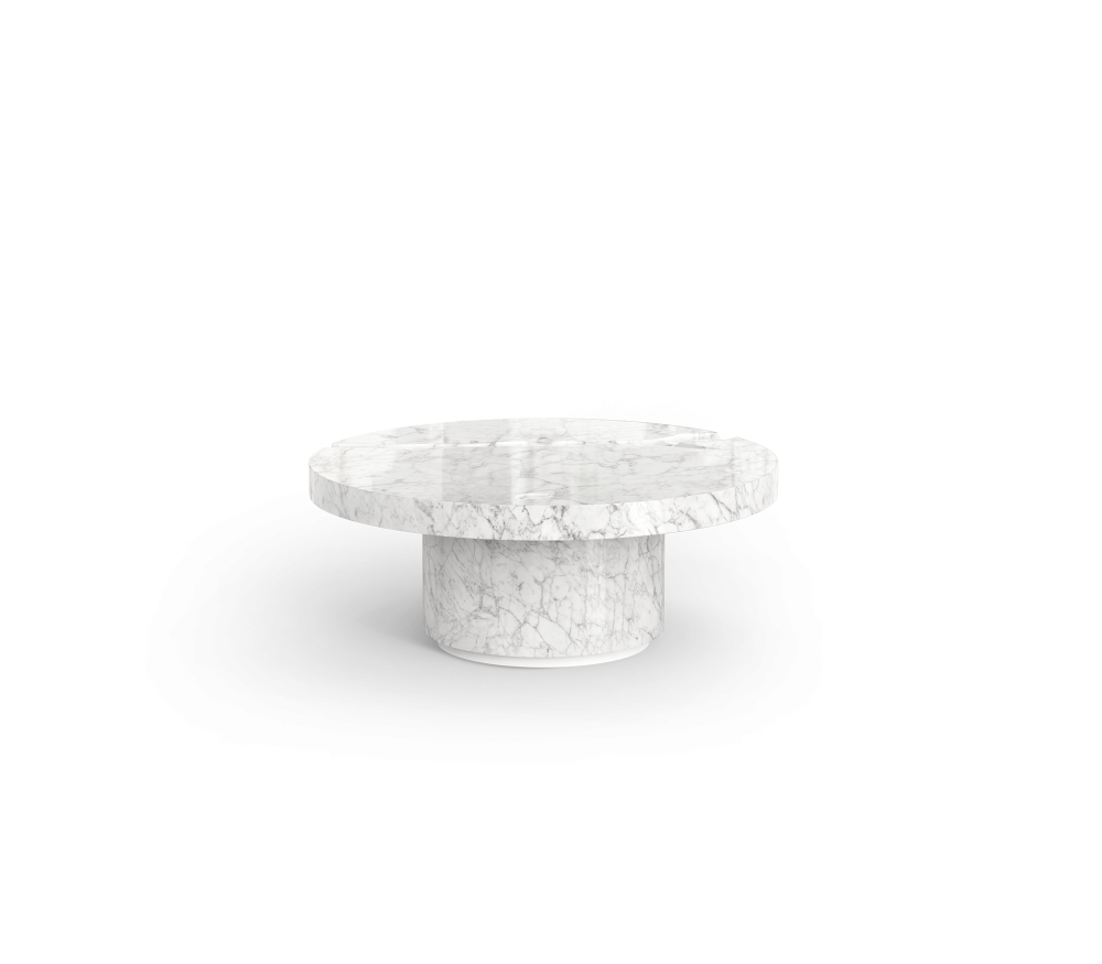 EMPIRE CARRARA MARBLE CENTER TABLE