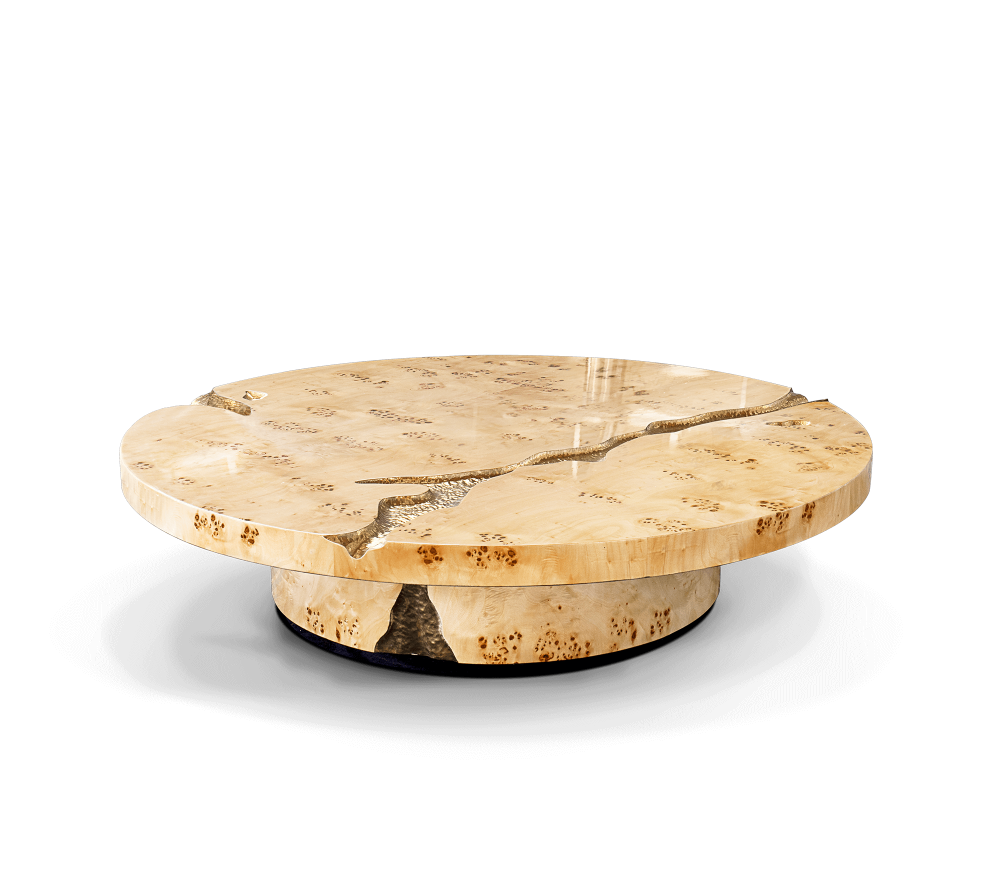 EMPIRE POPLAR ROOT CENTER TABLE