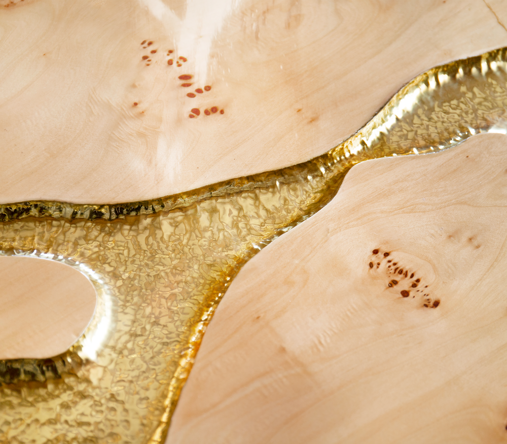 EMPIRE POPLAR ROOT CENTER TABLE