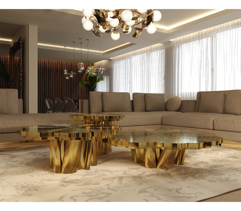 FORTUNA GOLD CENTER TABLE