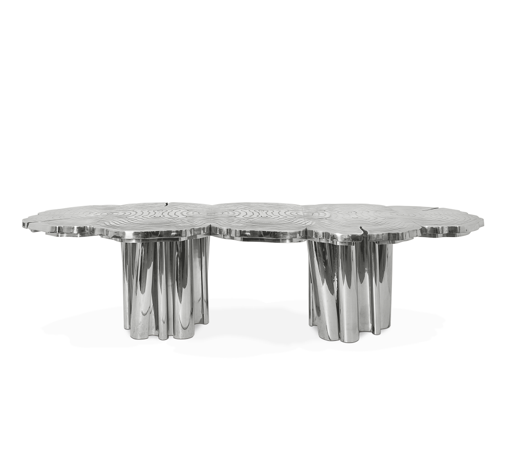 FORTUNA SILVER DINING TABLE