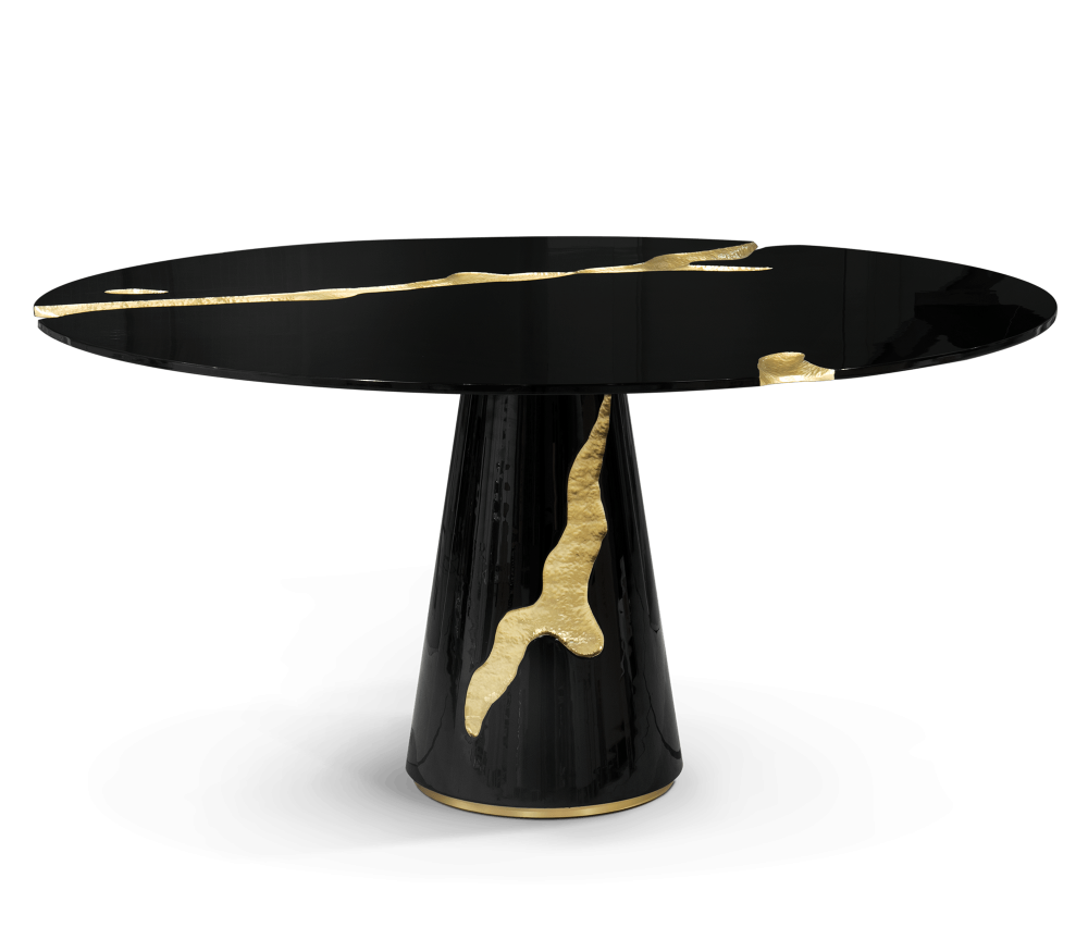 LAPIAZ BLACK DINING TABLE