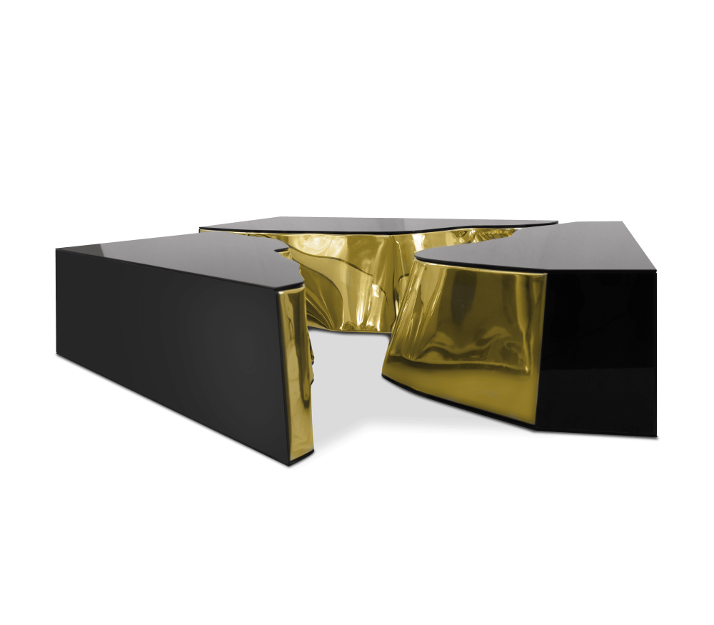 LAPIAZ BLACK GOLD CENTER TABLE