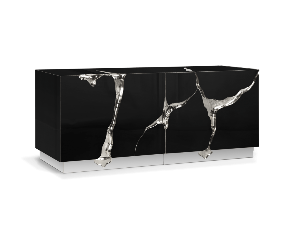 LAPIAZ BLACK SILVER SIDEBOARD