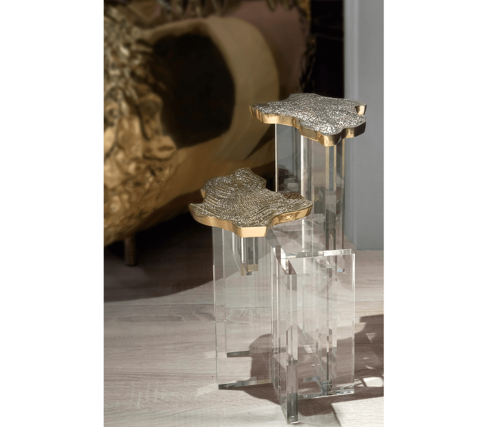 MONET GOLD SIDE TABLE