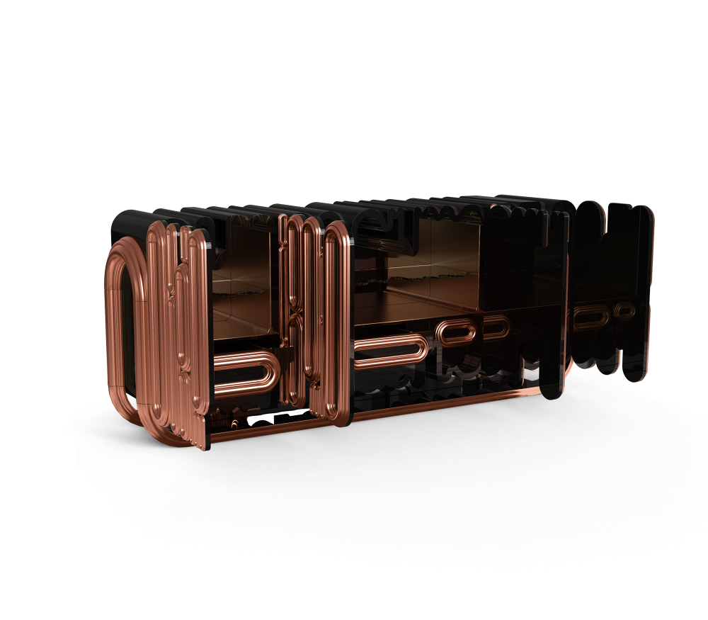 OBLONG COPPER SIDEBOARD