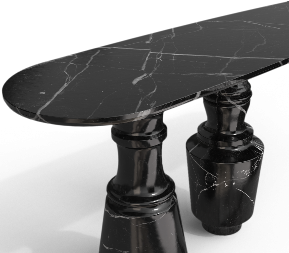 PIETRA NERO MARQUINA CONSOLE