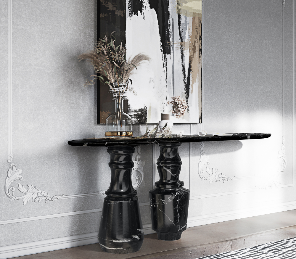 PIETRA NERO MARQUINA CONSOLE