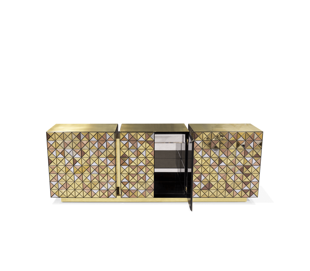 PIXEL ANODIZED SIDEBOARD