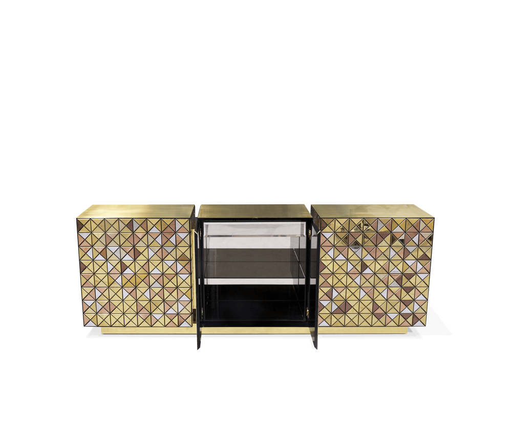 PIXEL ANODIZED SIDEBOARD