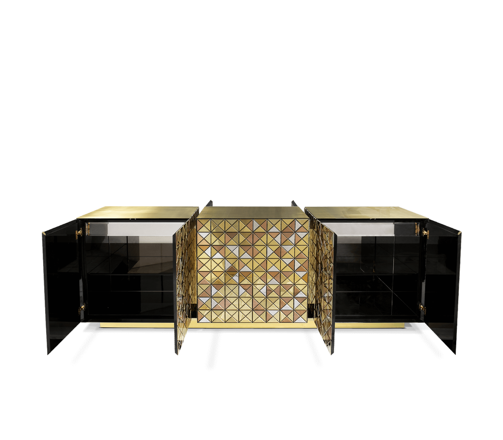 PIXEL ANODIZED SIDEBOARD