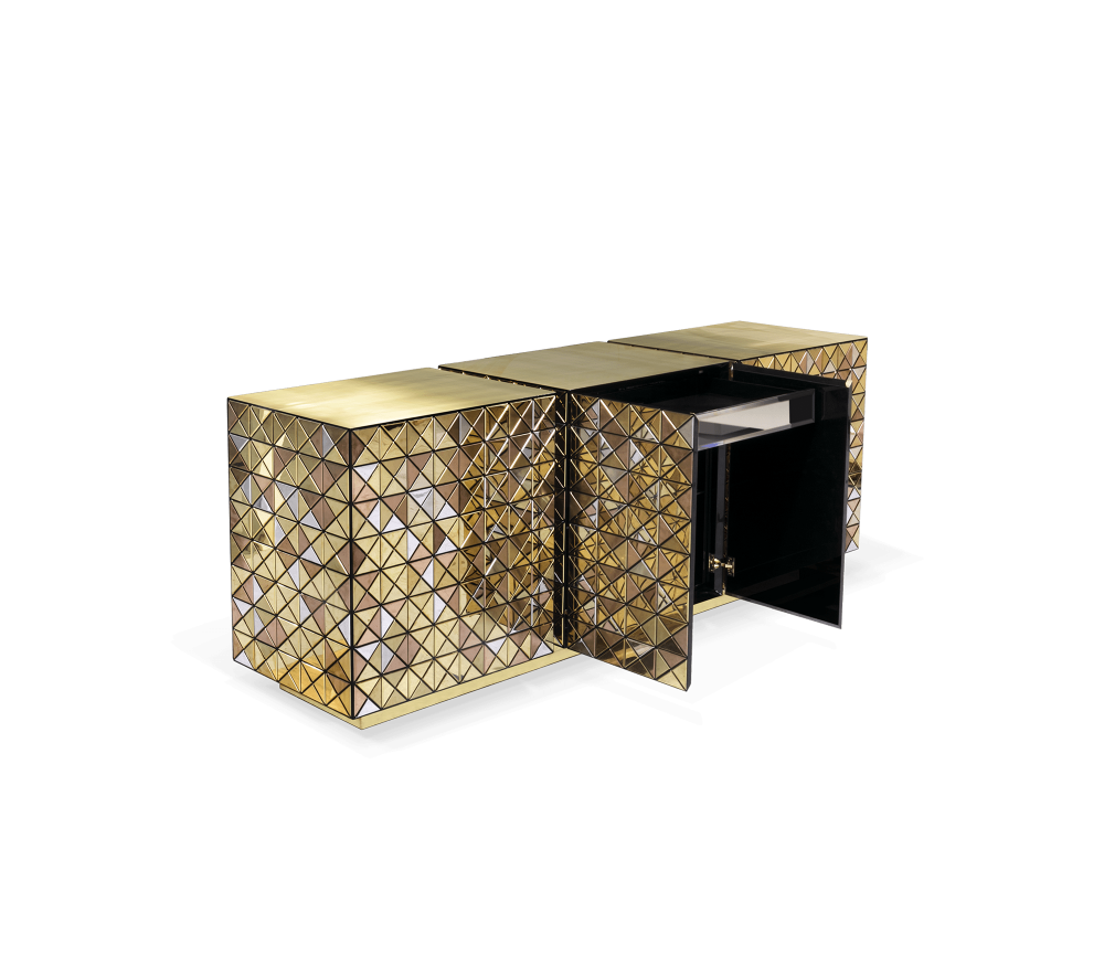 PIXEL ANODIZED SIDEBOARD