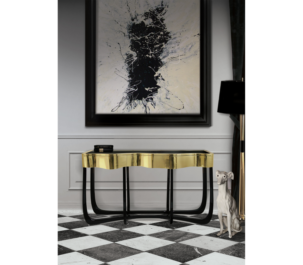 SINUOUS GOLD CONSOLE