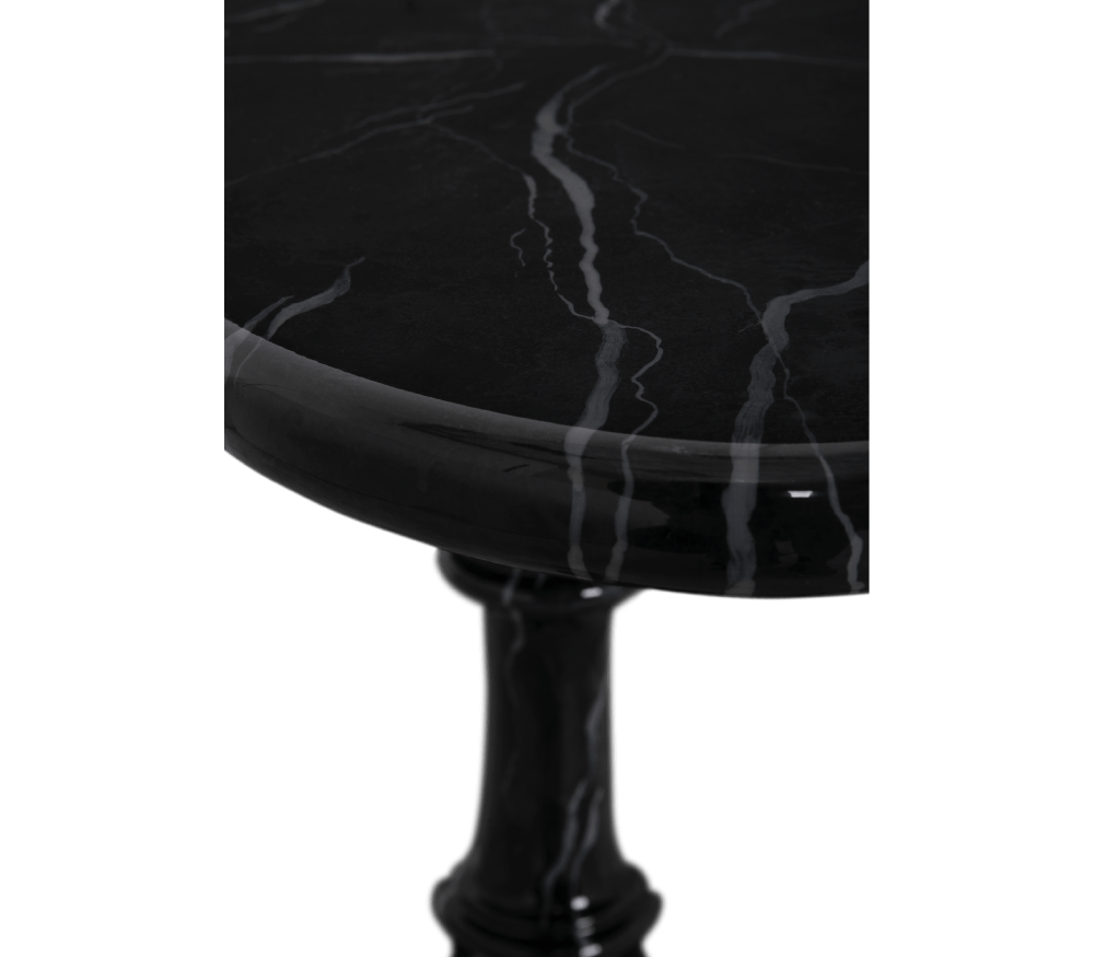 ZARAGOÇA FAUX-MARBLE SIDE TABLE